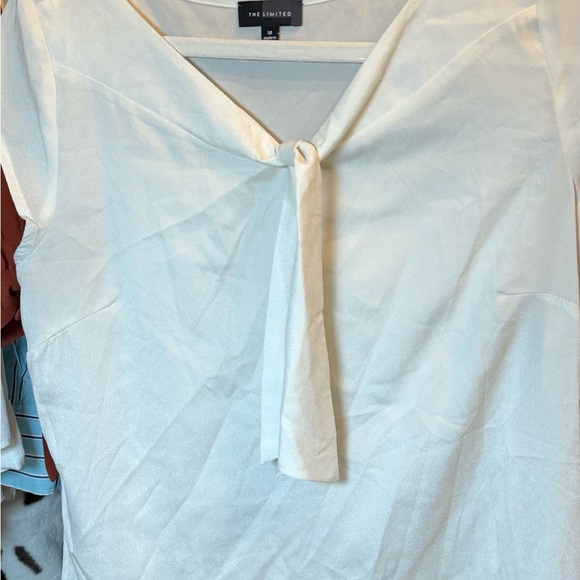 The Limited Cream Blouse with Knot Accent - Picture 1 of 4